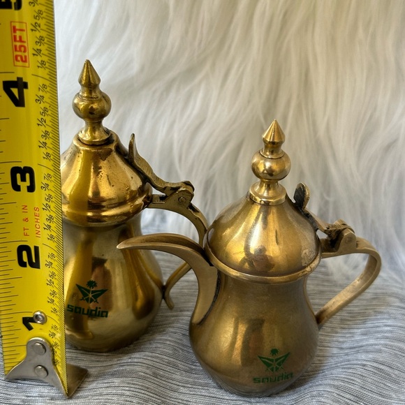 Middle East Islamic Arabic Gold Small
Dallah Coffee Tea Pot...